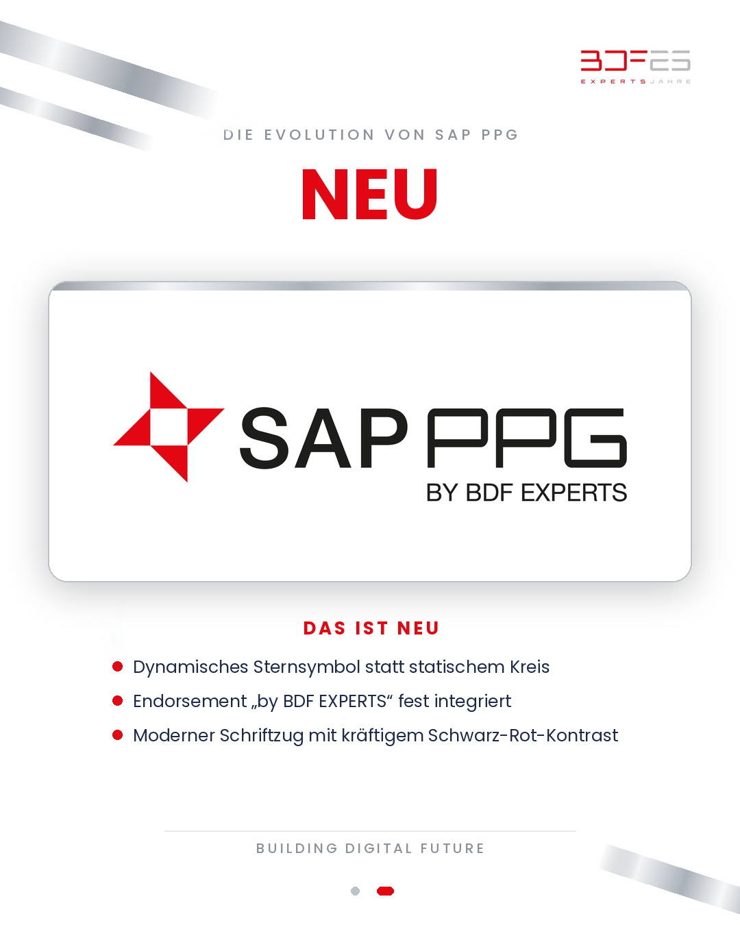 25 Years of BDF EXPERTS: The Evolution of SAP PPG – With a New Brand Identity (8/25) 7