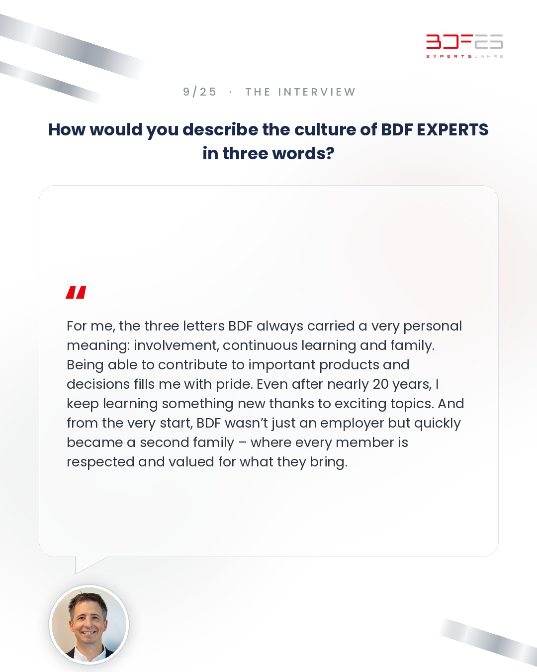 🎙️ 25 Years of BDF EXPERTS: An Interview with Kjell Guntermann (9/25) 9