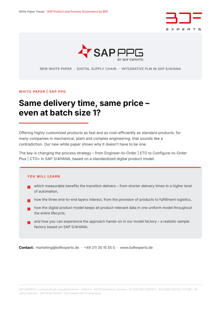 Same delivery time, same price—even for a batch size of 1? 15